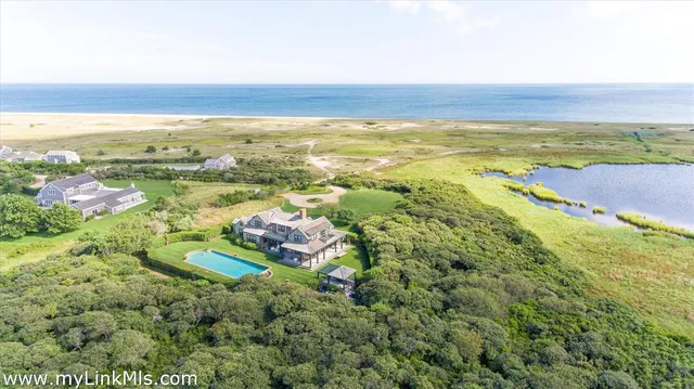 a view of an ocean and beach