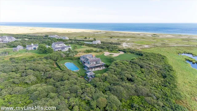 a view of a city with an ocean