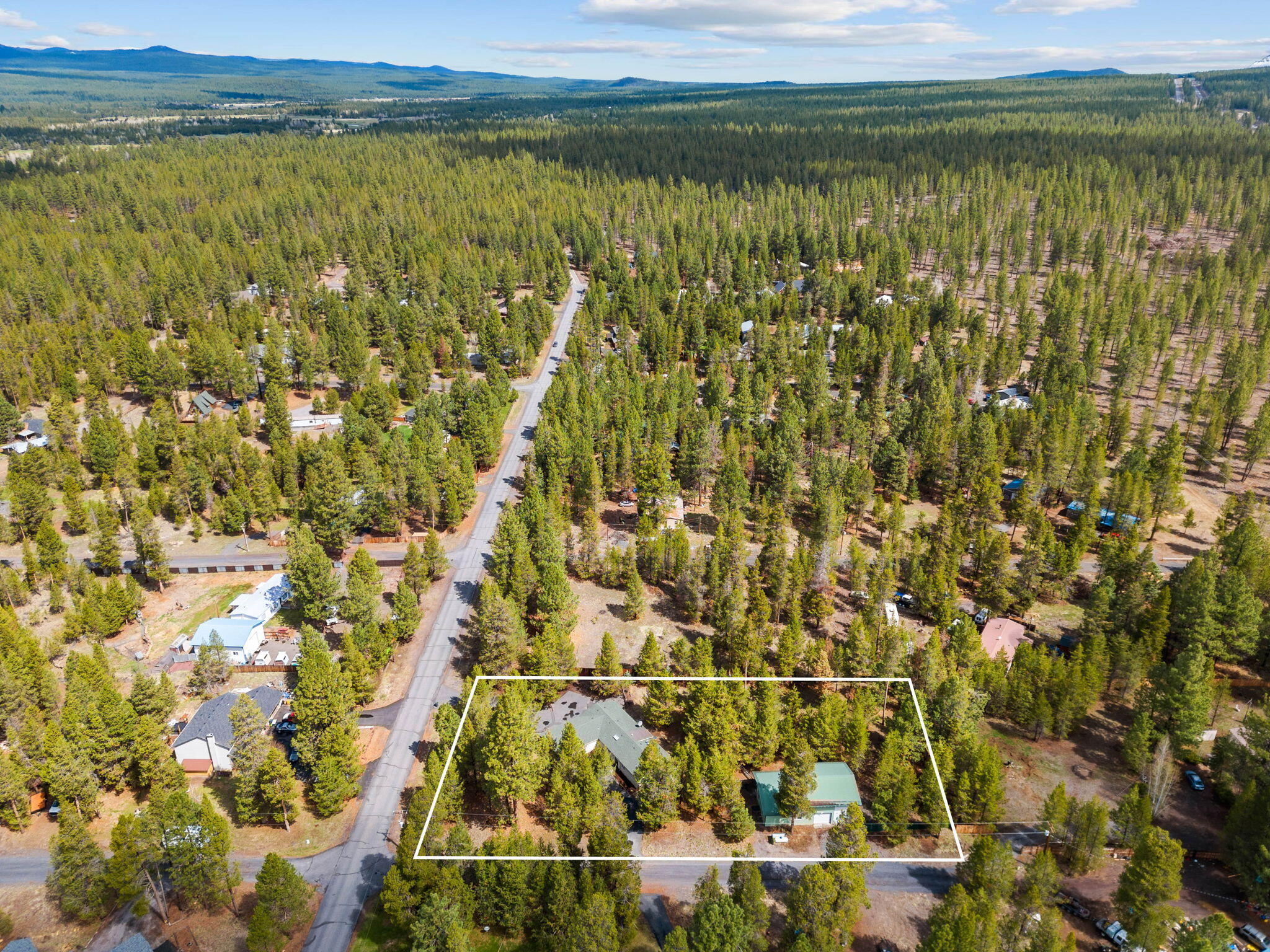 55870 Blue Eagle Road Bend, OR 97707 - Photo 6 of 41 Aerial view of 1 acre property