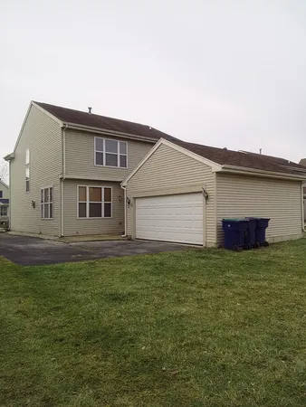 a house view with a garden space