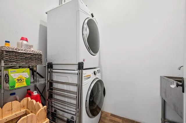 a room with furniture