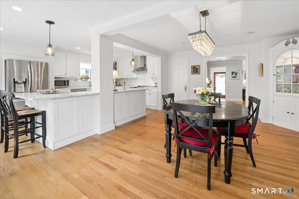 96 Turner Road Stamford, CT 06905 - Photo 10 of 38 Dining room open to kitchen