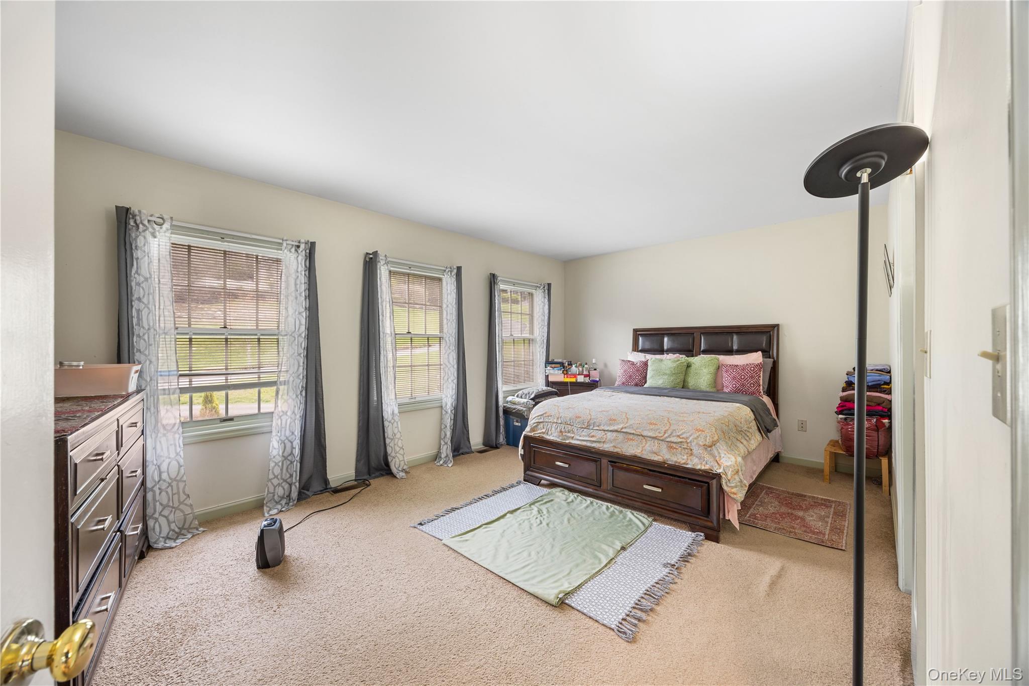 3 Miller Road Putnam Valley, NY 10579 - Photo 27 of 48 Spacious room featuring multiple double-hung windows, light-toned carpeting, and neutral wall paint
