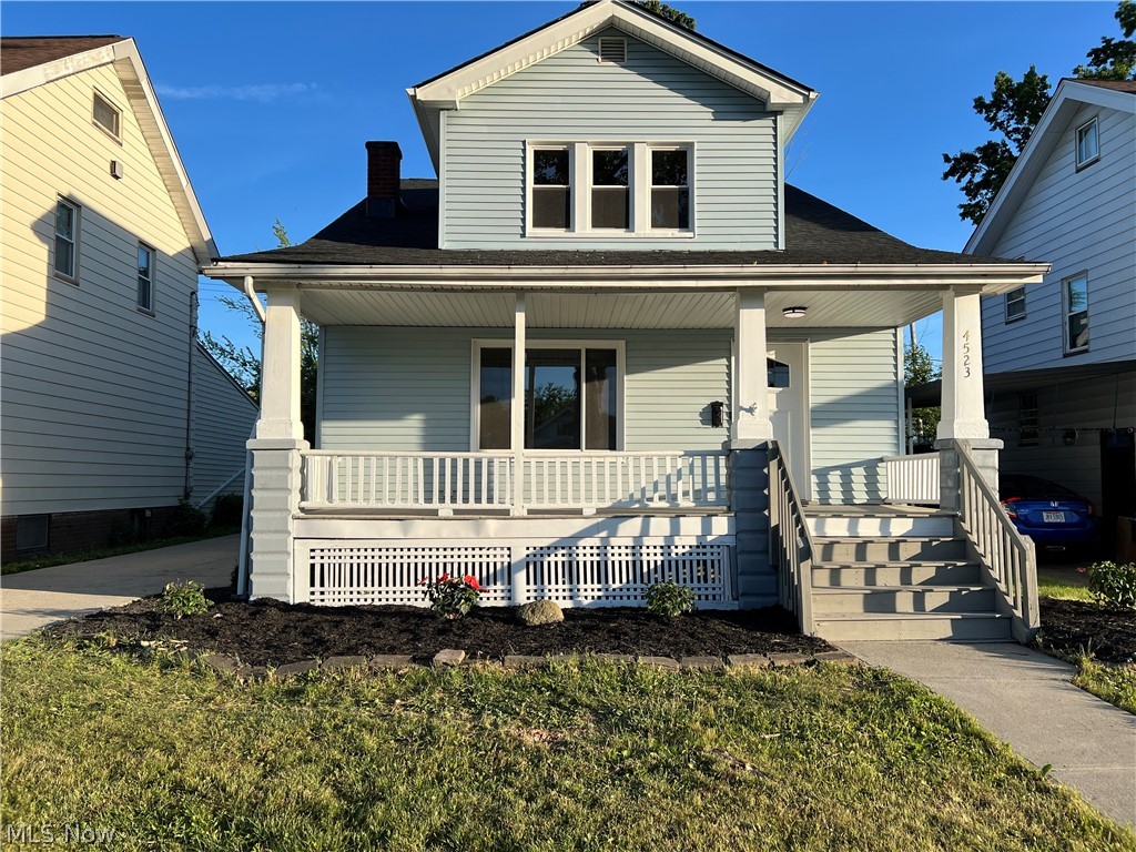 4523 Maplecrest Avenue Parma, OH 44134 - Photo 1 of 31 View of front of home featuring covered porch