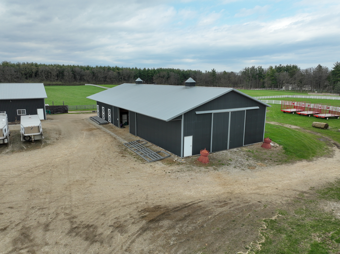 8206 Bull Valley Road Bull Valley, IL 60098 - Photo 17 of 56 a view of a house with a yard and street