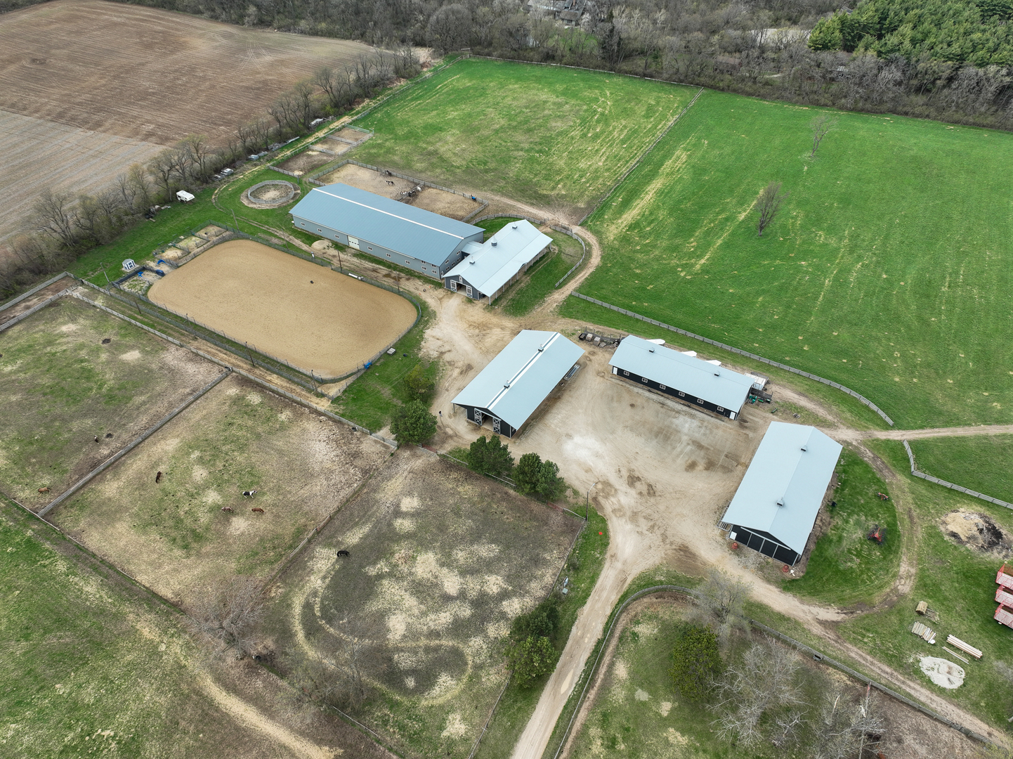 8206 Bull Valley Road Bull Valley, IL 60098 - Photo 7 of 56 an aerial view of a house with outdoor space