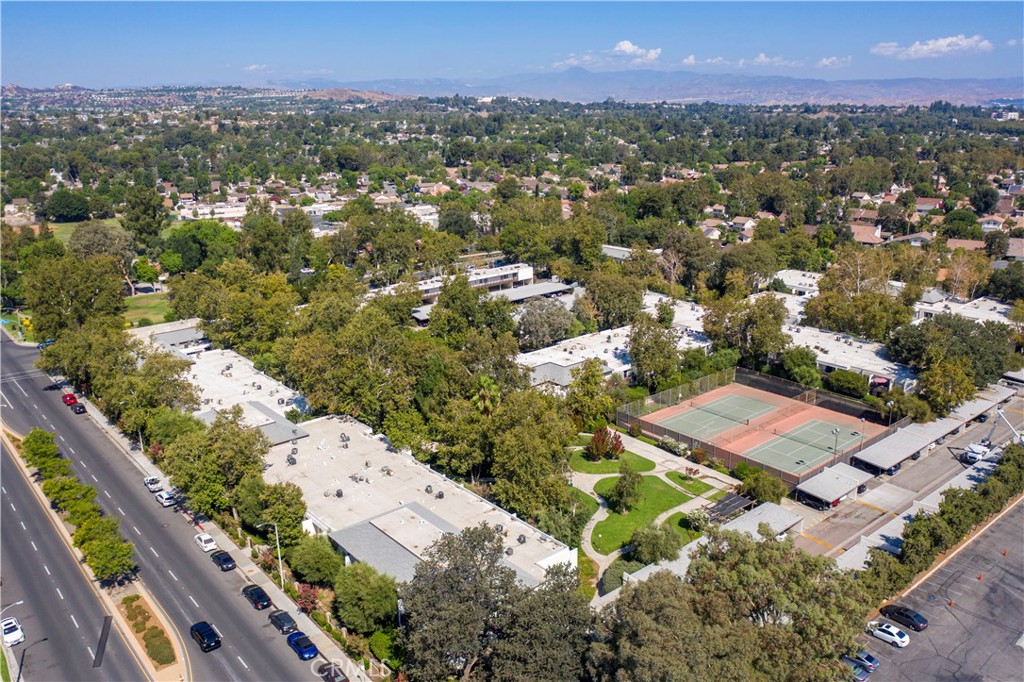 23515 Lyons Avenue, Unit 277 Valencia, CA 91355 - Photo 28 of 29 an aerial view of residential houses with city view