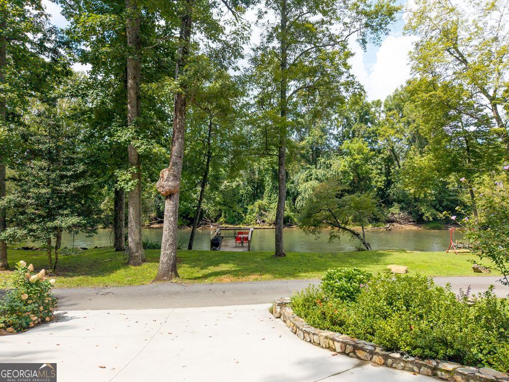270 Hiawassee River Road Murphy, NC 28906 - Photo 47 of 50 a view of a garden with large trees