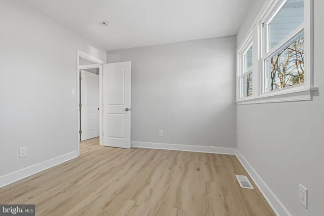 wooden floor in an empty room