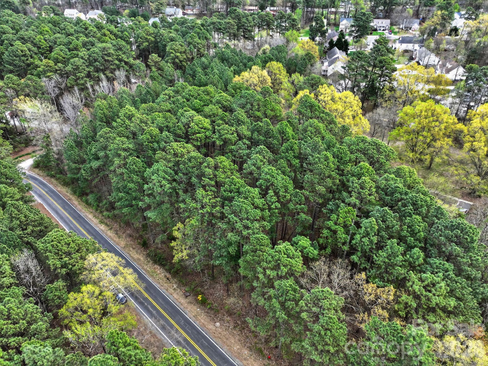 a view of a garden from a balcony