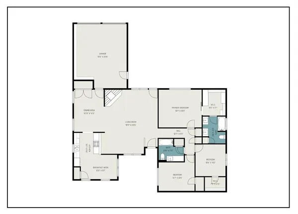 a picture of floor plan