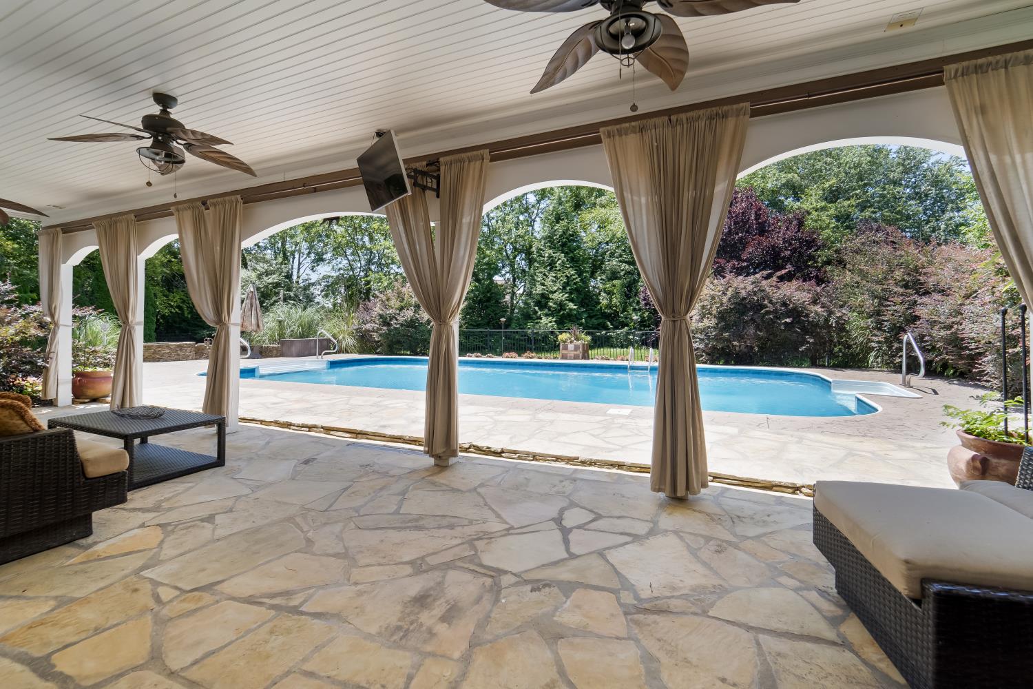 1621 Fair House Road Spring Hill, TN 37174 - Photo 24 of 30 a view of a porch and garden