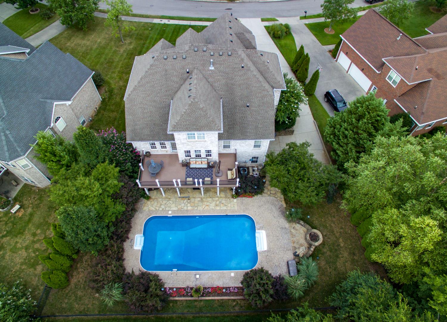 1621 Fair House Road Spring Hill, TN 37174 - Photo 27 of 30 an aerial view of a house with yard swimming pool and outdoor seating