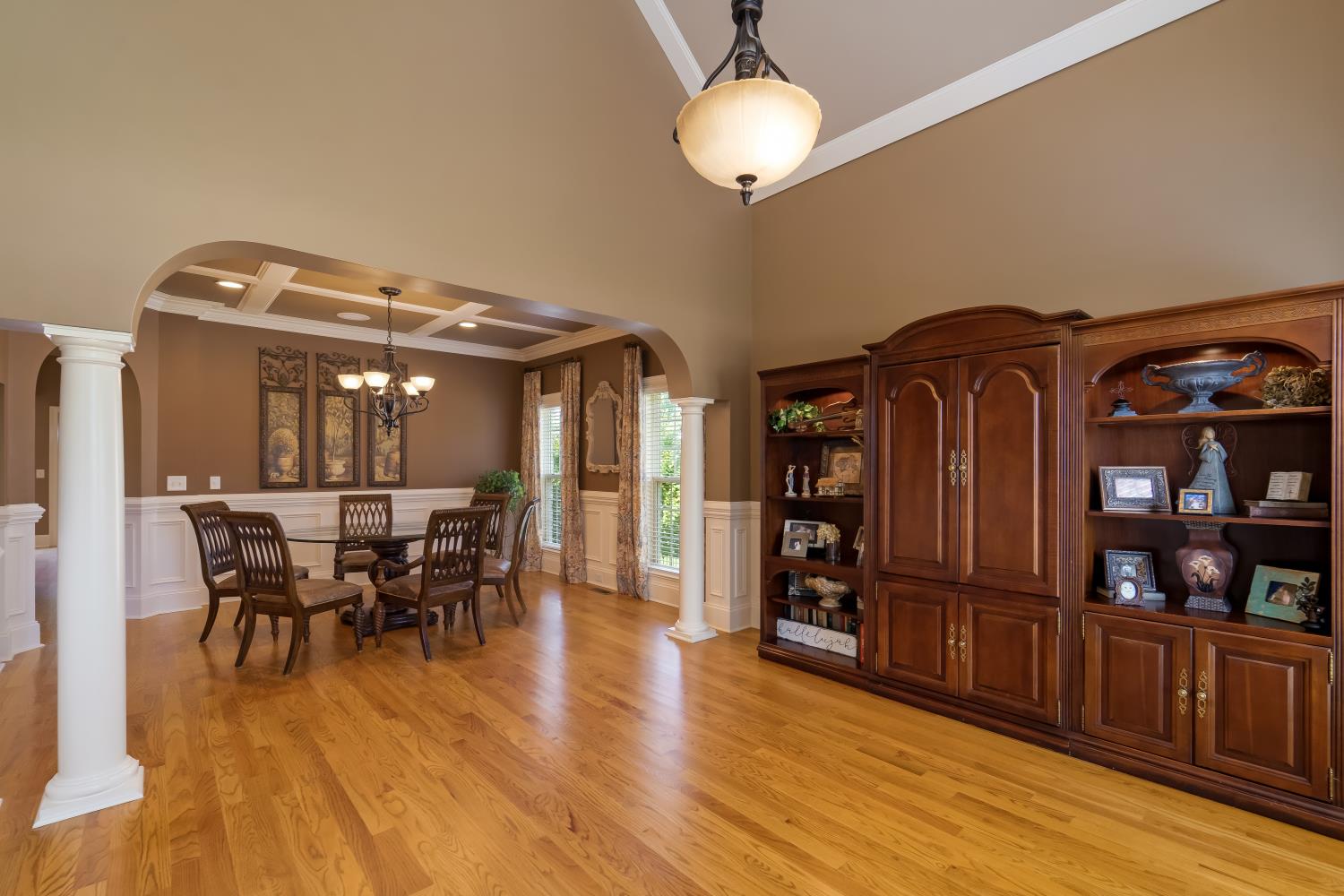 1621 Fair House Road Spring Hill, TN 37174 - Photo 6 of 30 a view of a dining room with furniture and wooden floor