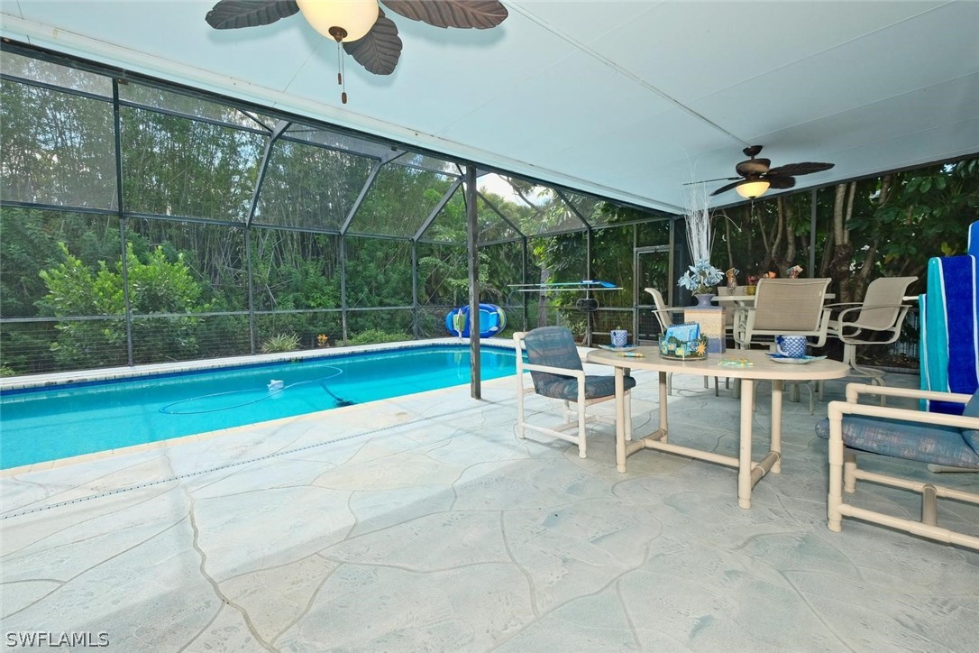17485 Oriole Road Fort Myers, FL 33967 - Photo 32 of 35 a view of a patio with a yard