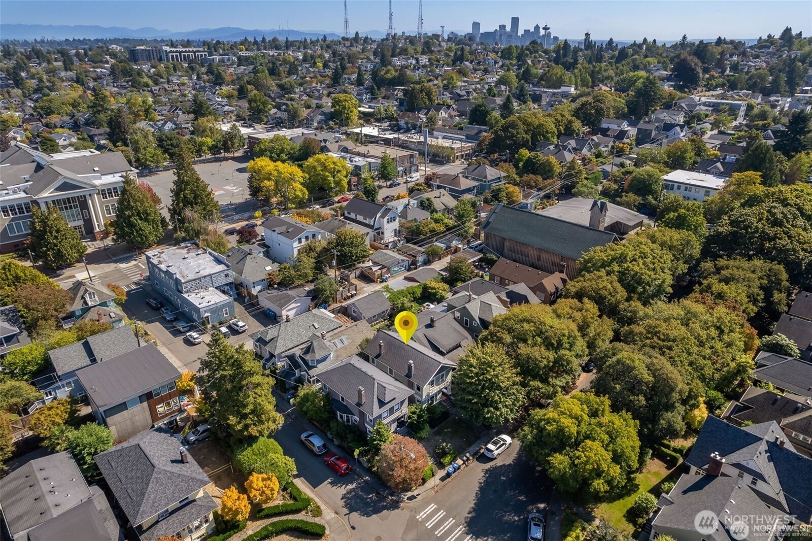 2430 8th Avenue West Seattle, WA 98119 - Photo 31 of 34 an aerial view of multiple house