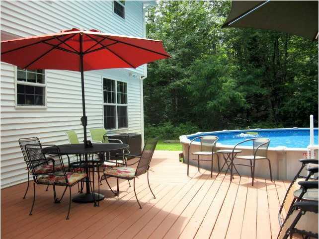 621 Belgrade Road Oakland, ME 04963 - Photo 30 of 35 Patio/Deck. and pool