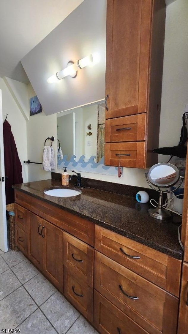 156 Lott Road Wantage, NJ 07461 - Photo 27 of 44 a bathroom with a granite countertop sink a toilet and a mirror