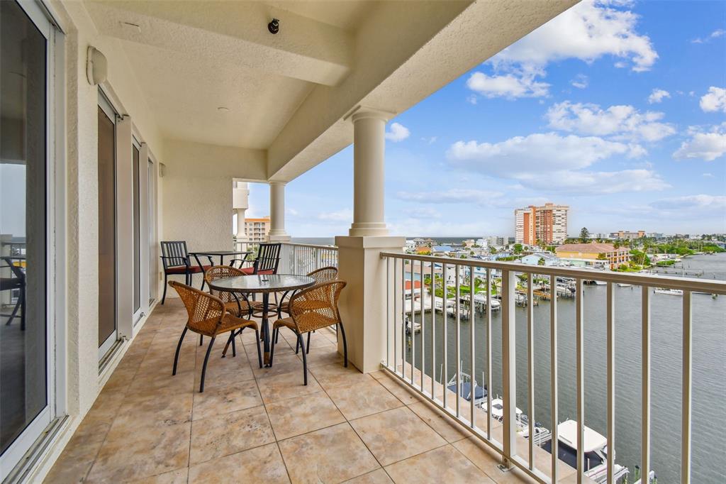 17717 Gulf Boulevard, Unit 601 Redington Shores, FL 33708 - Photo 1 of 1 a view of a balcony with furniture