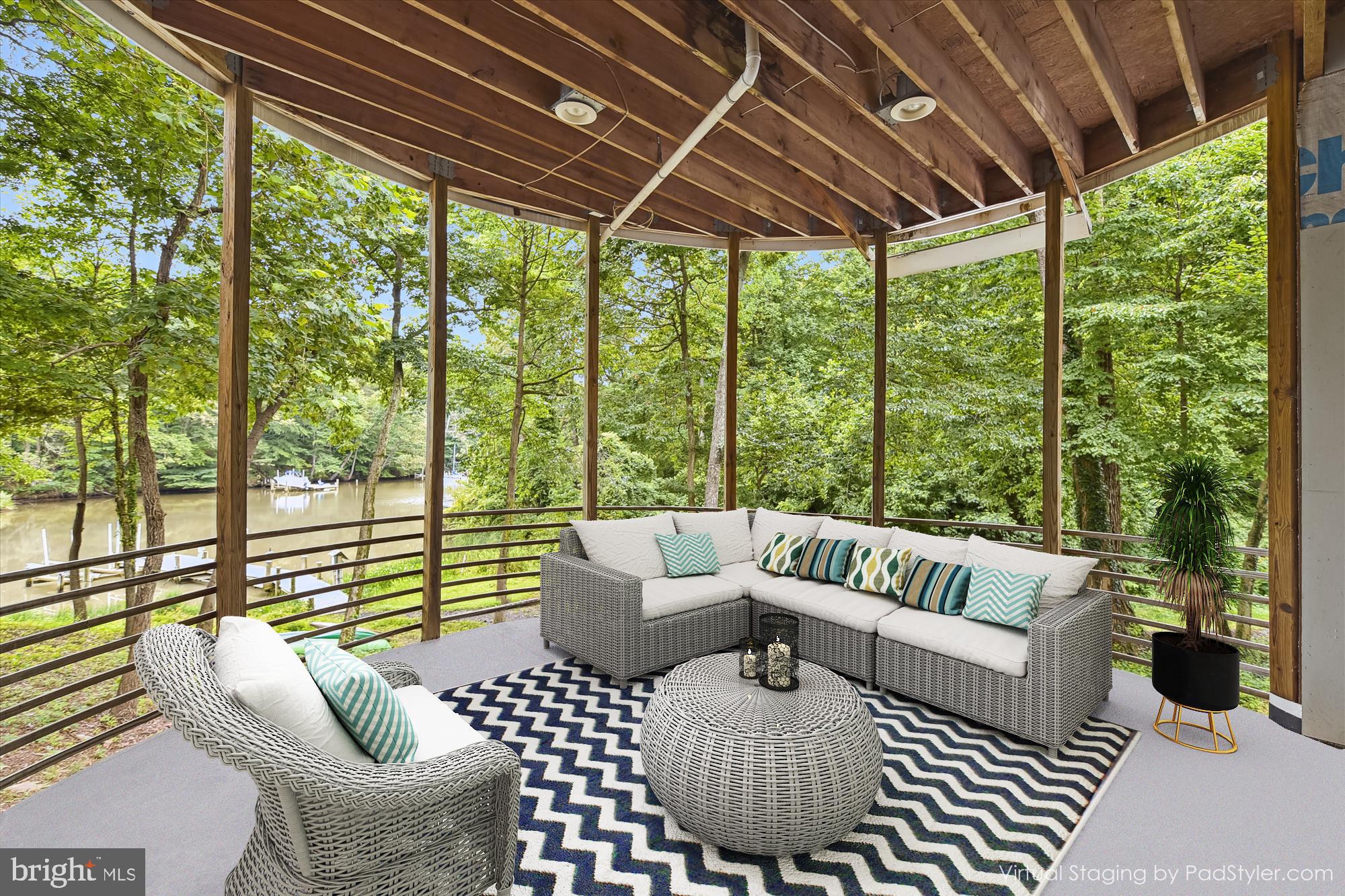 357 Forest Beach Road Annapolis, MD 21409 - Photo 14 of 91 Main Level porch (staged)