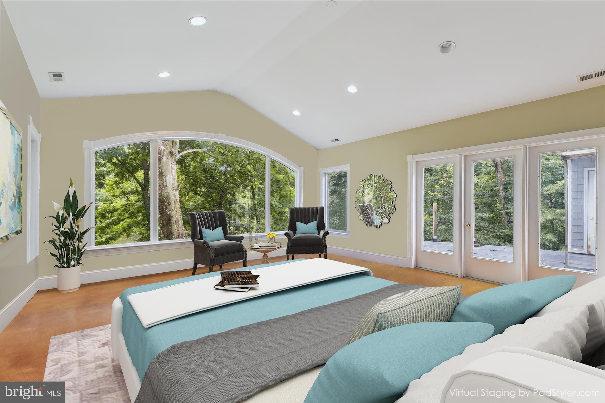 357 Forest Beach Road Annapolis, MD 21409 - Photo 24 of 91 a living room with furniture and large windows