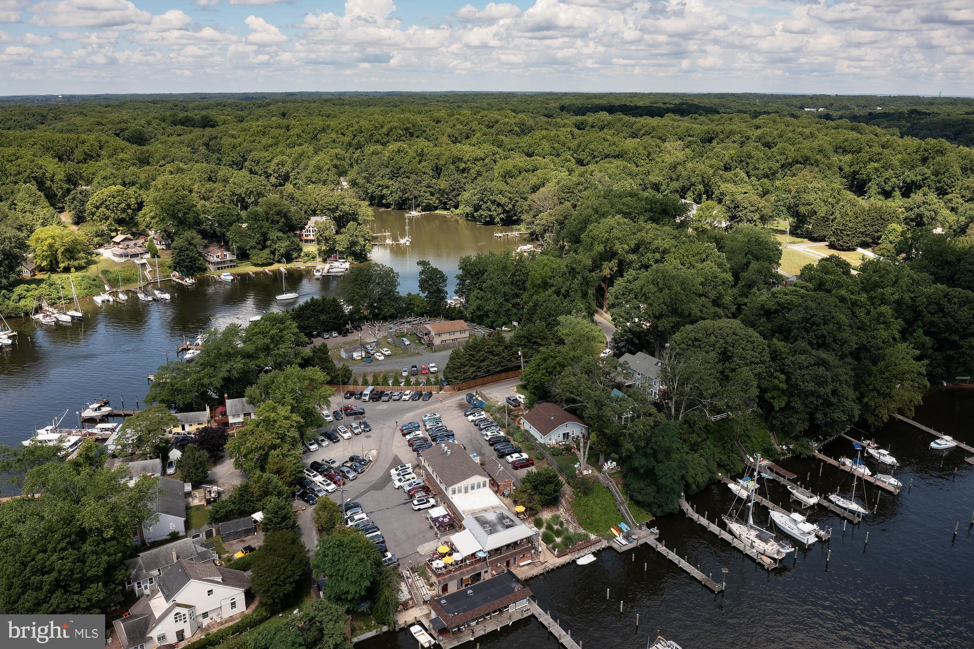 357 Forest Beach Road Annapolis, MD 21409 - Photo 47 of 91 an aerial view of residential house with outdoor space and trees all around