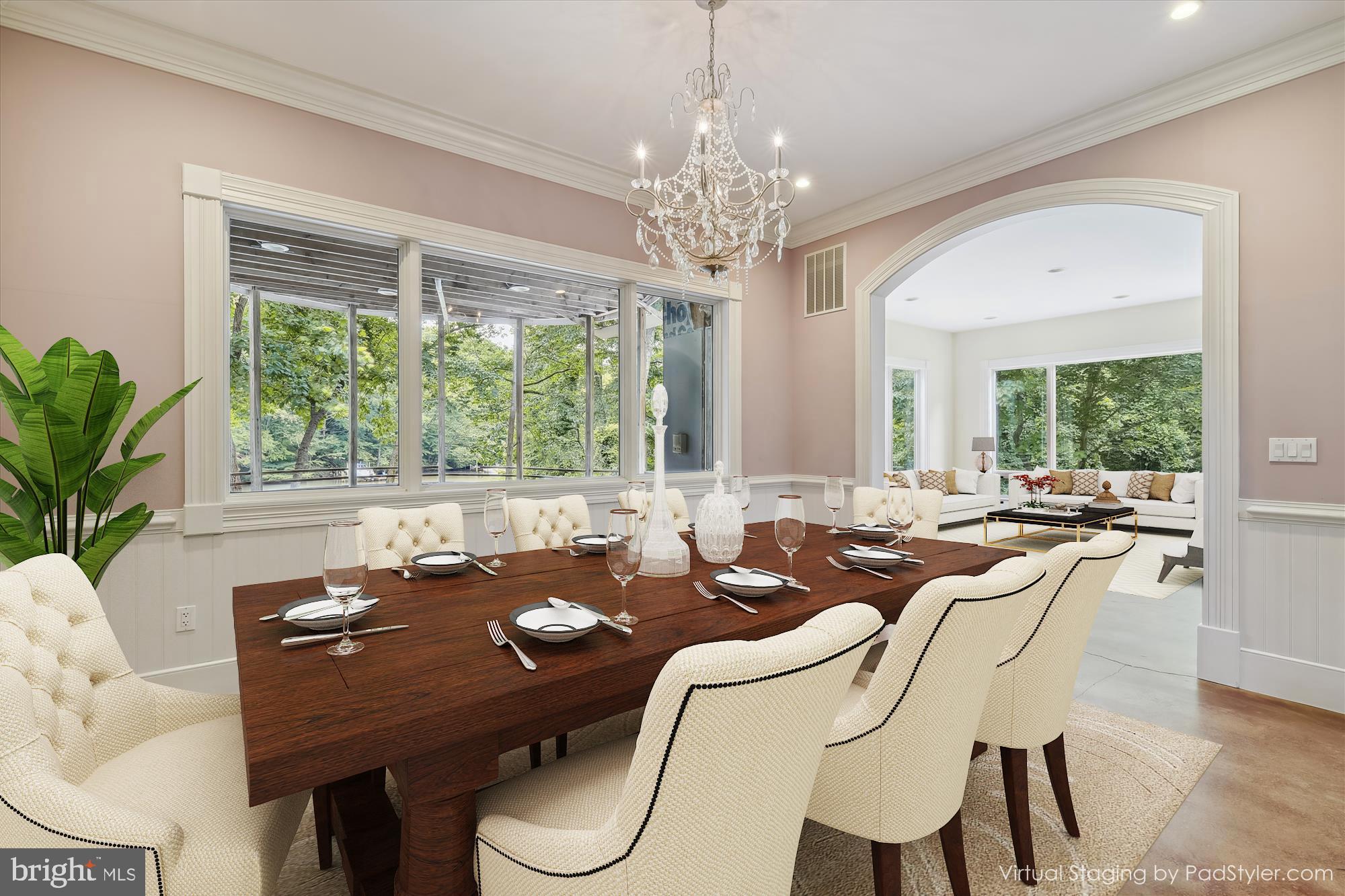 357 Forest Beach Road Annapolis, MD 21409 - Photo 9 of 91 a view of a dining room with furniture window and outside view