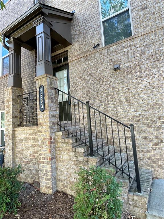 a view of front door of house
