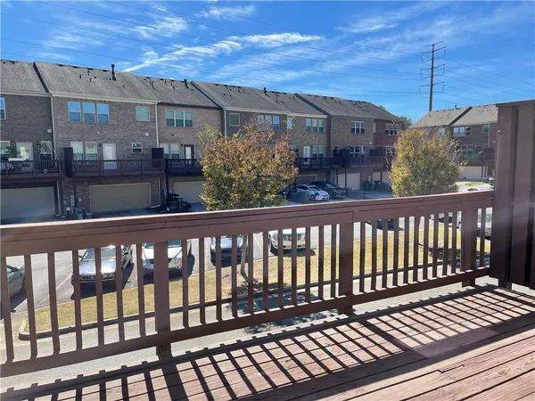 a view of a roof deck