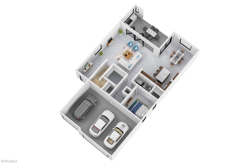 20458 Fair Oak Lane Estero, FL 33928 - Photo 38 of 40 3D Floor plan - 1st Floor