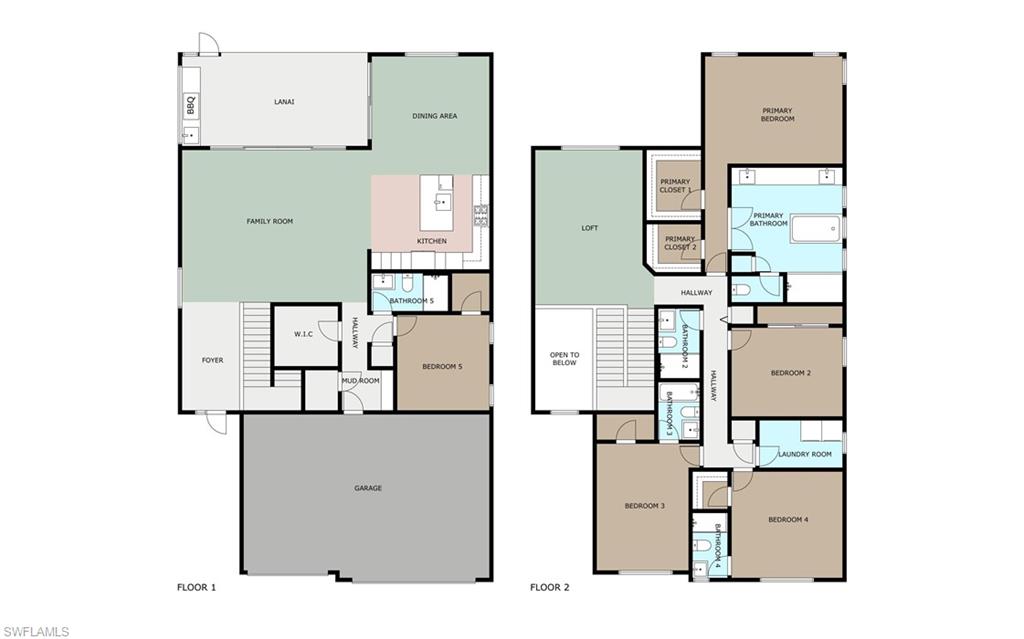 20458 Fair Oak Lane Estero, FL 33928 - Photo 40 of 40 2D Floor plan