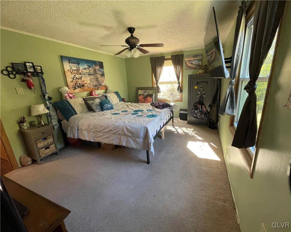 147 Tilly Lane Effort, PA 18330 - Photo 30 of 48 a bedroom with a bed couch and a window