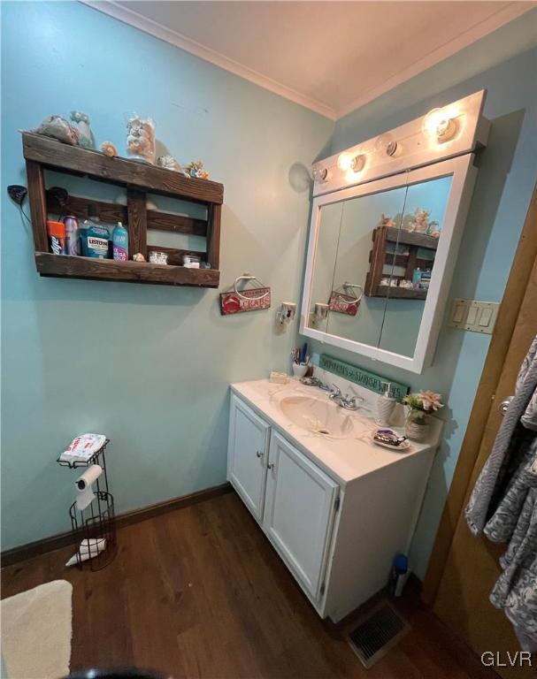 147 Tilly Lane Effort, PA 18330 - Photo 32 of 48 a bathroom with a sink and a mirror
