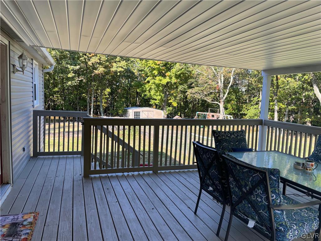 147 Tilly Lane Effort, PA 18330 - Photo 10 of 48 a view of a two chairs in the deck