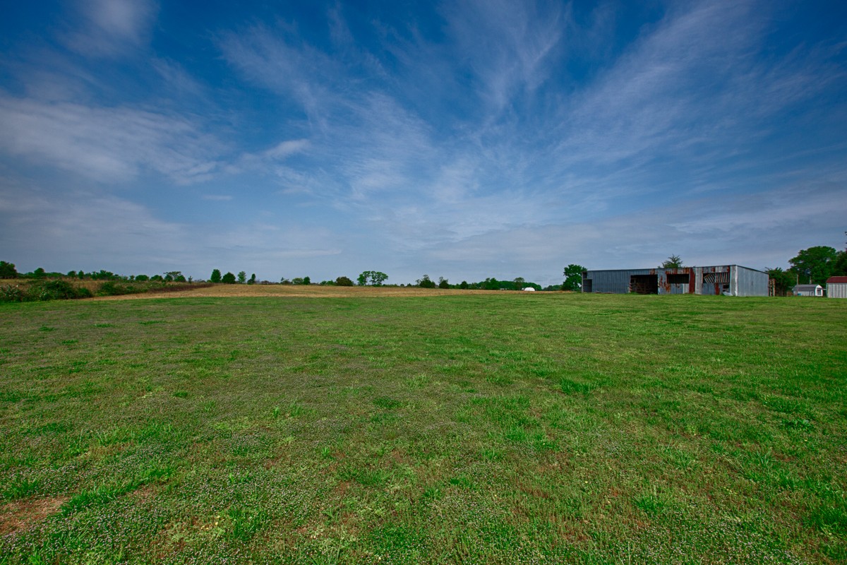 253 Old Baptist Road Ardmore, TN 38449 - Photo 6 of 23 a backyard of a house with lots of green space and fog