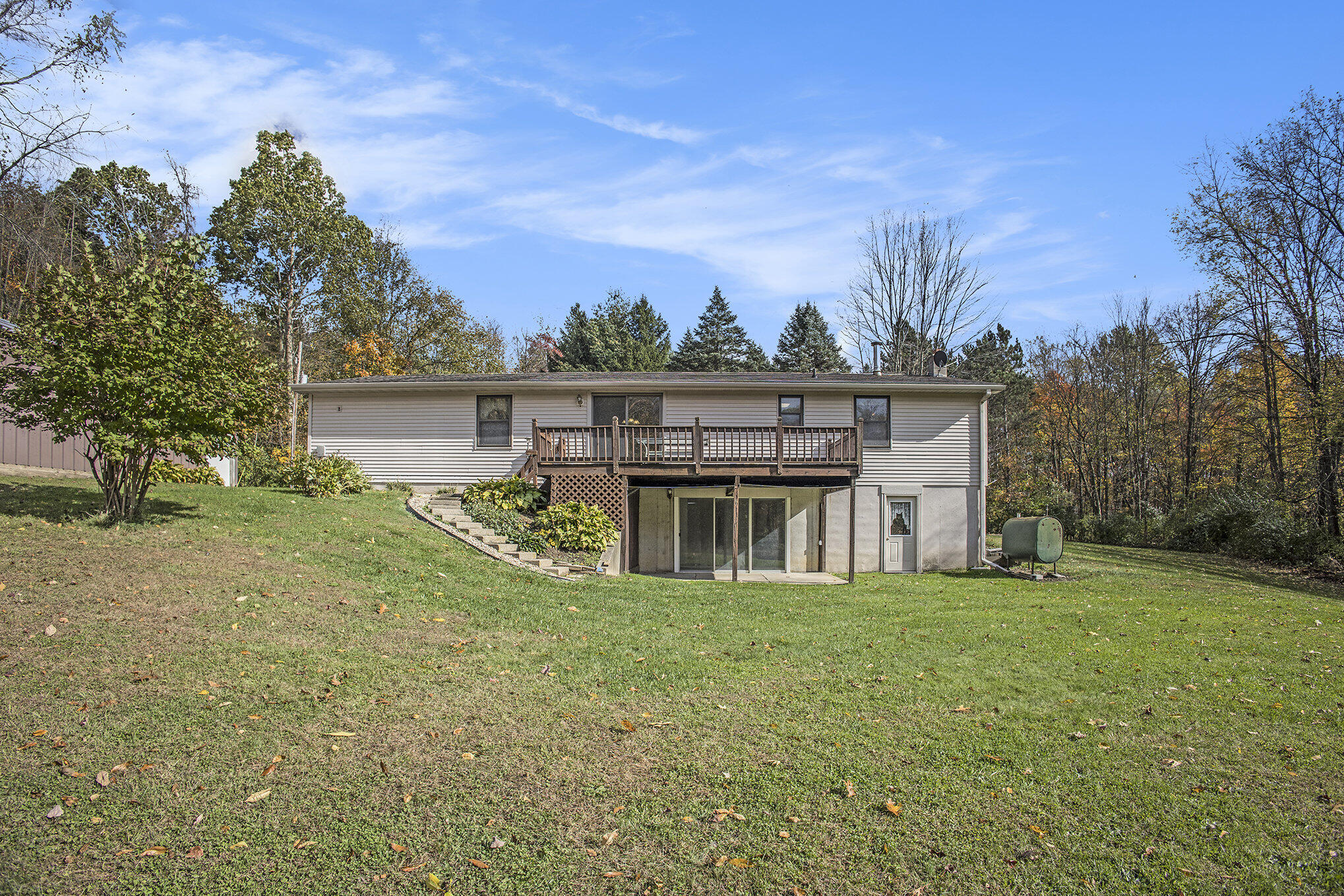 6371 Wood School Road Freeport, MI 49325 - Photo 36 of 44 6371 Wood School Back yard