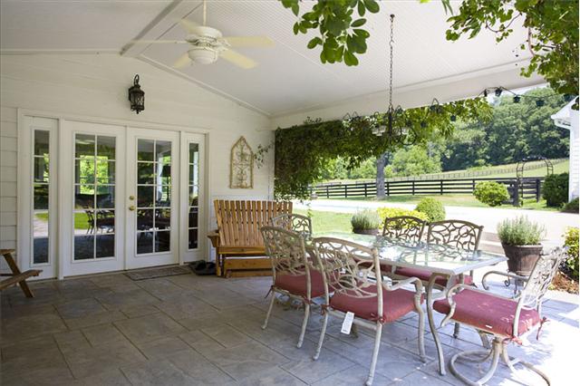 1488 Coleman Road Franklin, TN 37064 - Photo 17 of 20 Lovely covered porch leading to kitchen or den. Imagine enjoying your early morning coffee here.