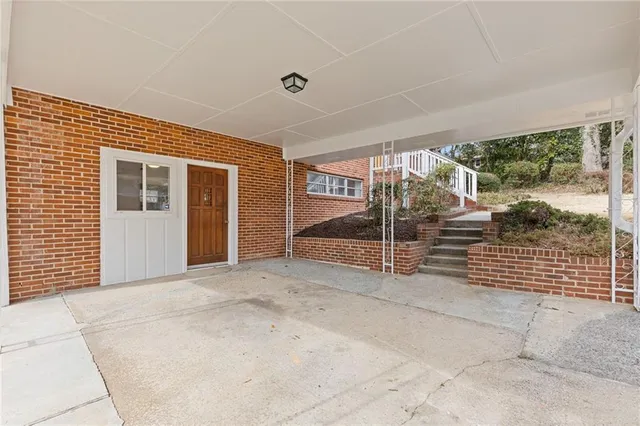 a view of fountain in front of building