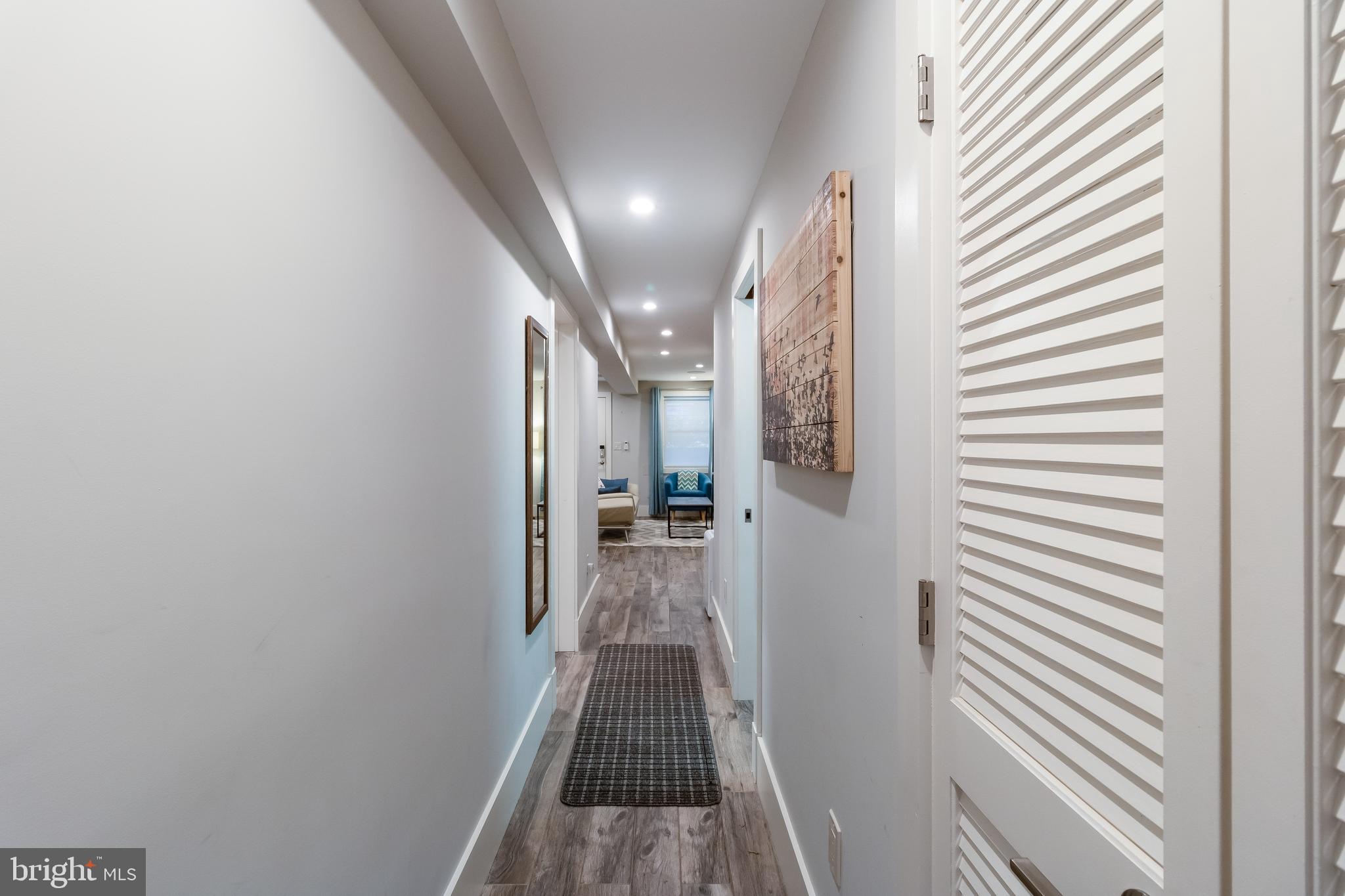 4514 15th Street Northwest, Unit B Washington, DC 20011 - Photo 8 of 34 a view of a hallway with wooden floor