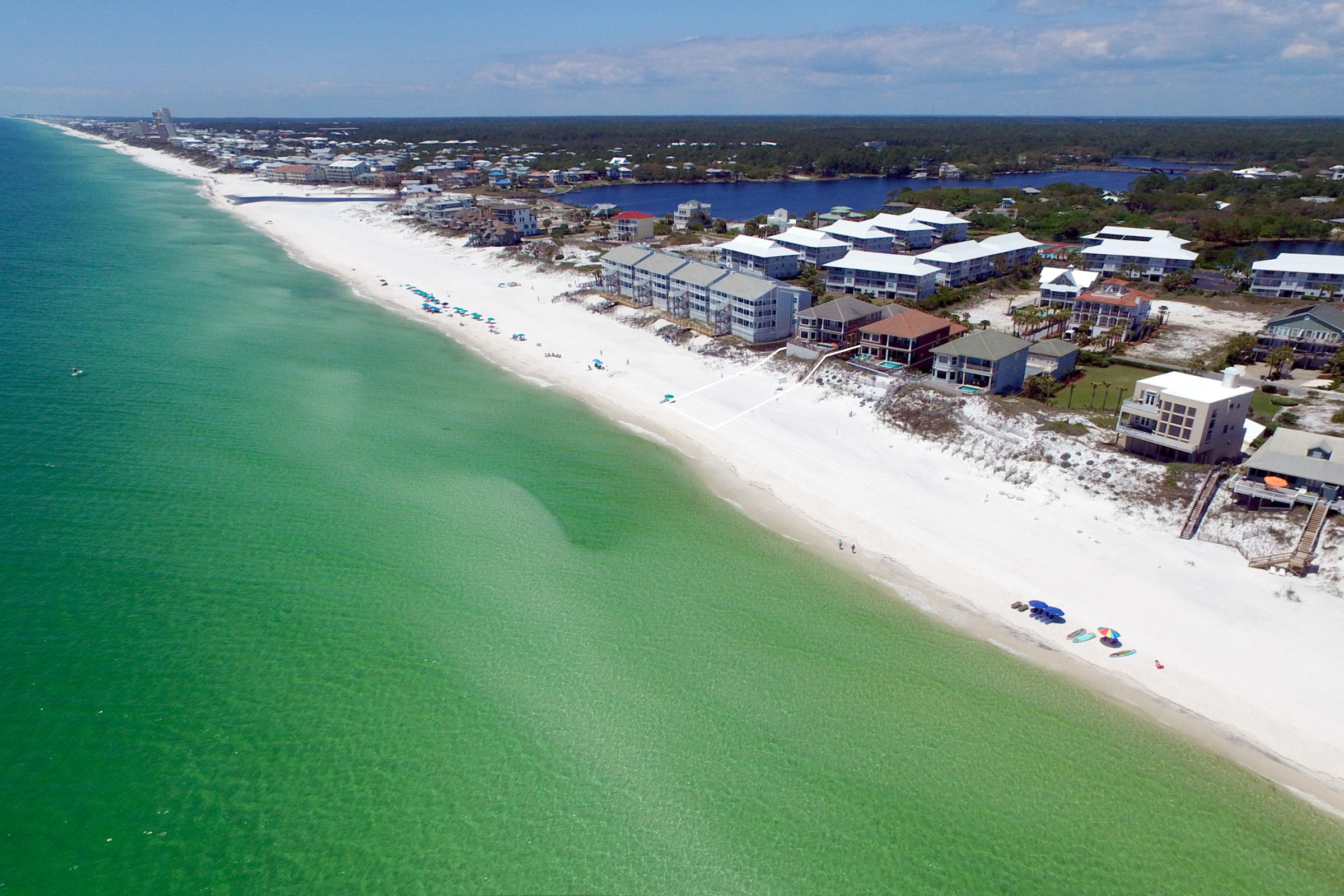 171 Chivas Lane Santa Rosa Beach, FL 32459 - Photo 31 of 32 a view of a city view and ocean view