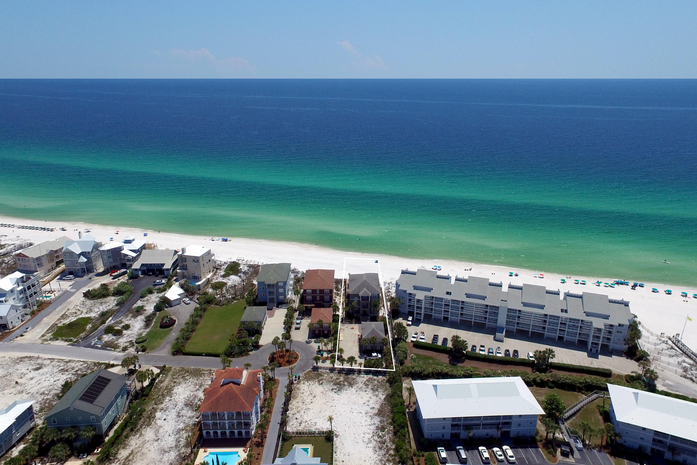 171 Chivas Lane Santa Rosa Beach, FL 32459 - Photo 32 of 32 an aerial view of a house with a yard