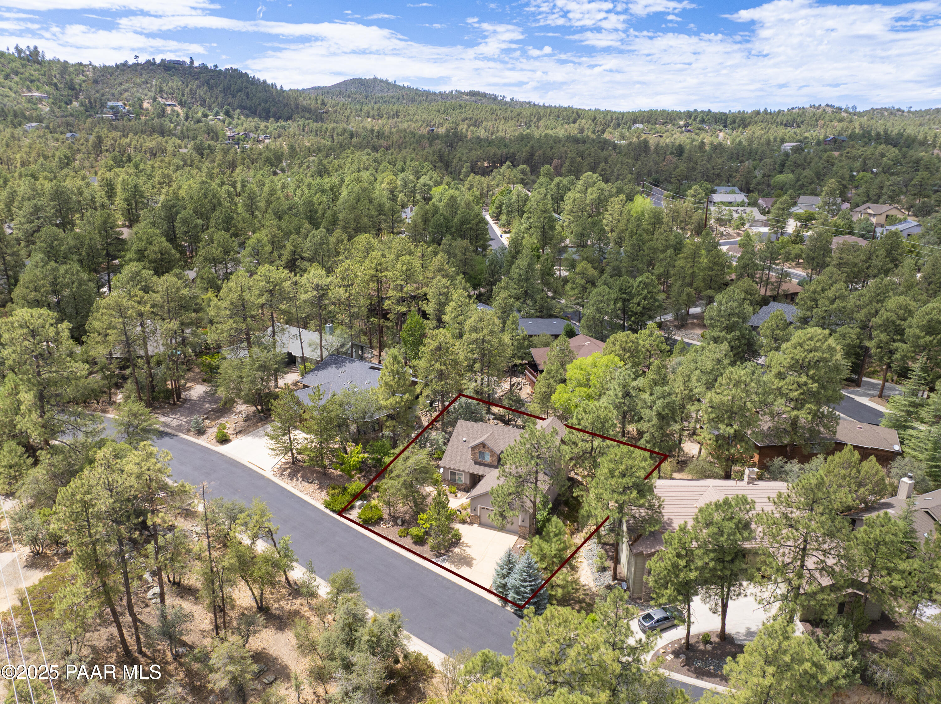 1197 West Timber Ridge Road Prescott, AZ 86303 - Photo 3 of 35 Aerial Overview 3