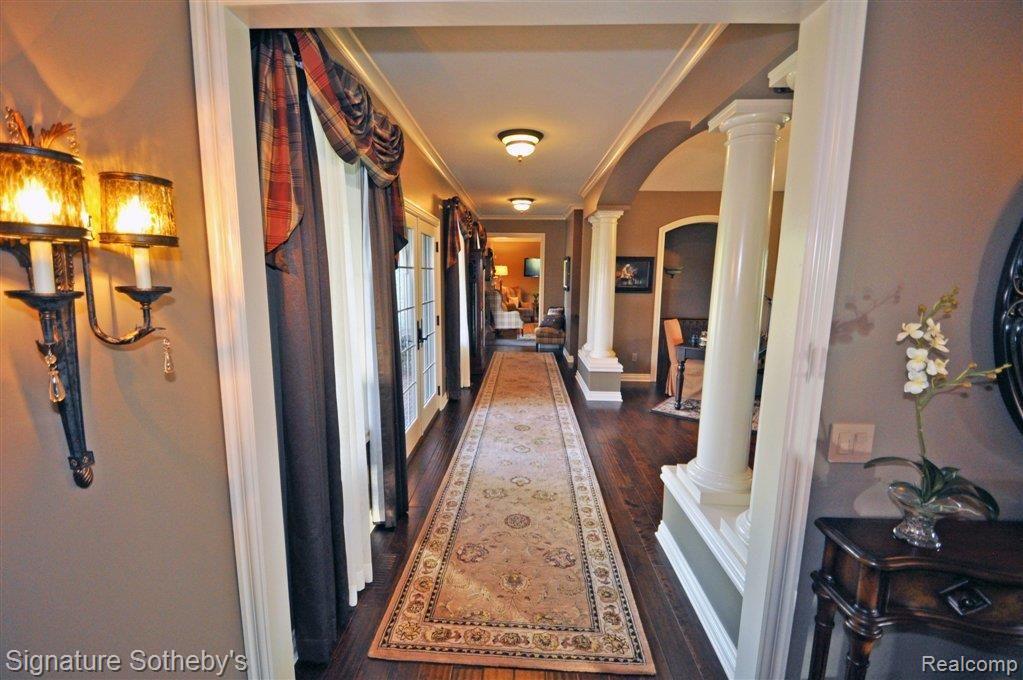 4519 Thornville Road Metamora, MI 48455 - Photo 22 of 99 Main hall to living room & more