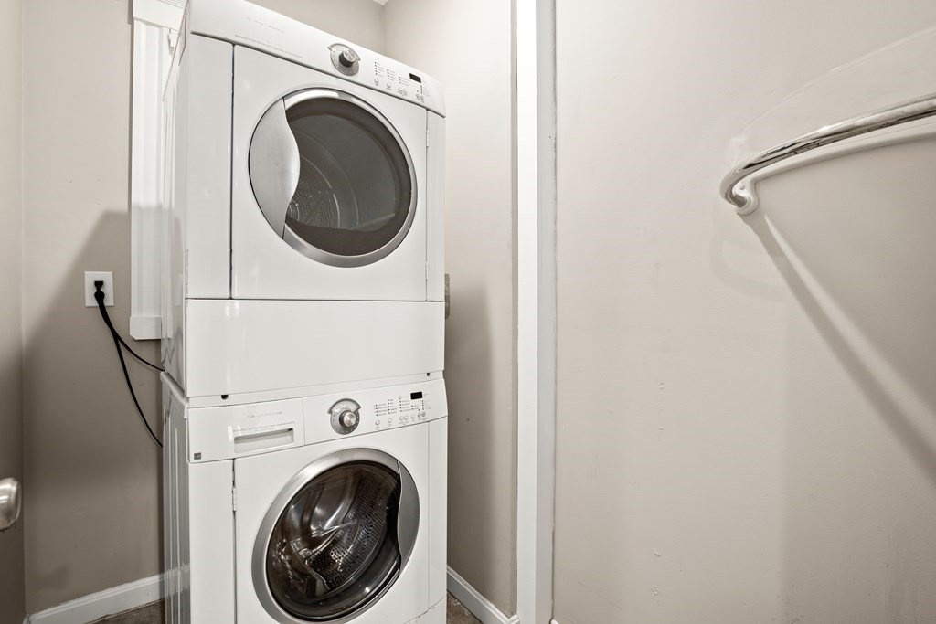 226 East Cottage Street, Unit 1 Boston, MA 02125 - Photo 7 of 12 a utility room with dryer and washer