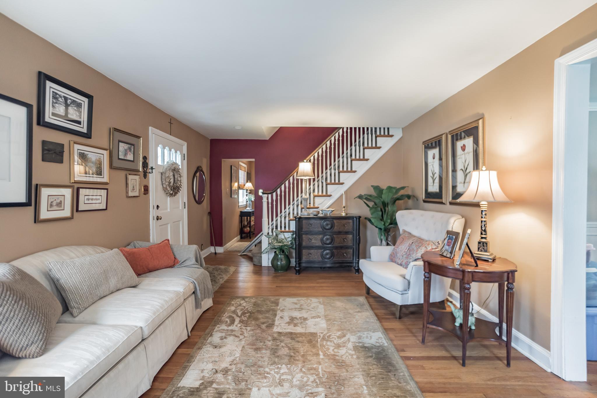214 Claremont Road Springfield, PA 19064 - Photo 6 of 30 a living room with furniture and a rug