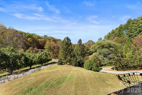 a view of a outdoor space with mountain view
