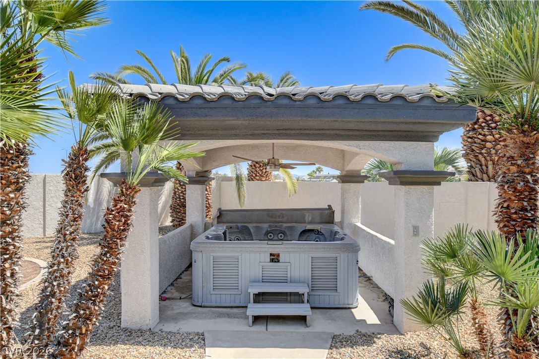 4354 Tall Tree Street Las Vegas, NV 89147 - Photo 65 of 67 Relax under the covered patio in this private spa oasis.