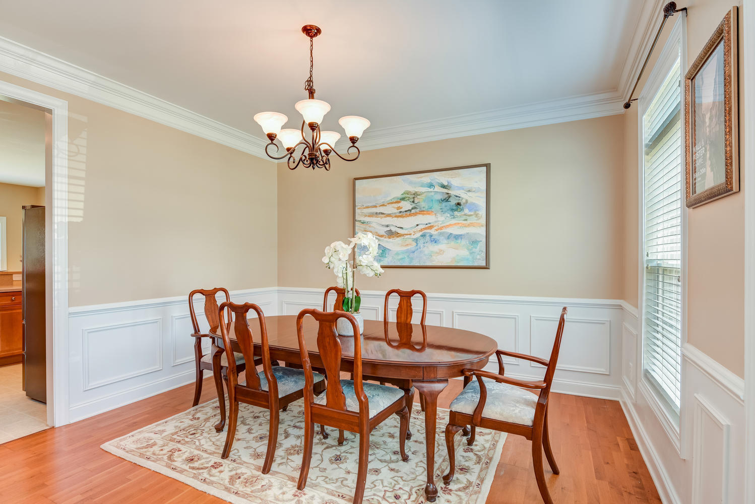 9209 Creedmore Road Summerville, SC 29485 - Photo 3 of 27 Beautiful Crown Molding & Wainscoting