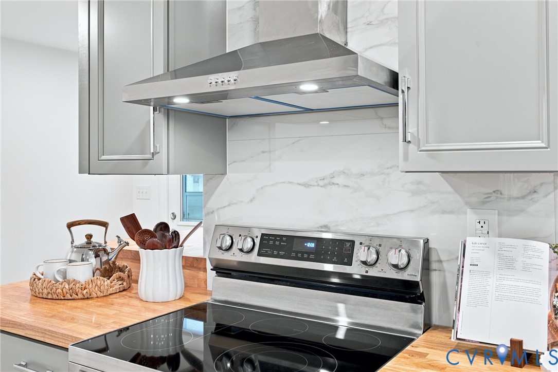803 Germantown Road Farmville, VA 23901 - Photo 14 of 61 Stainless steel range with a flat cooktop surface,