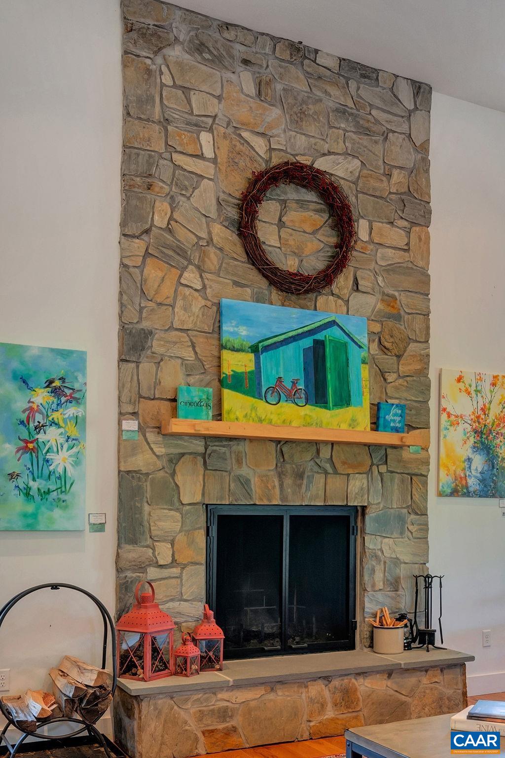 3304 A Ruritan Lake Road Palmyra, VA 22963 - Photo 20 of 37 a front view of a house with a fireplace and a fireplace